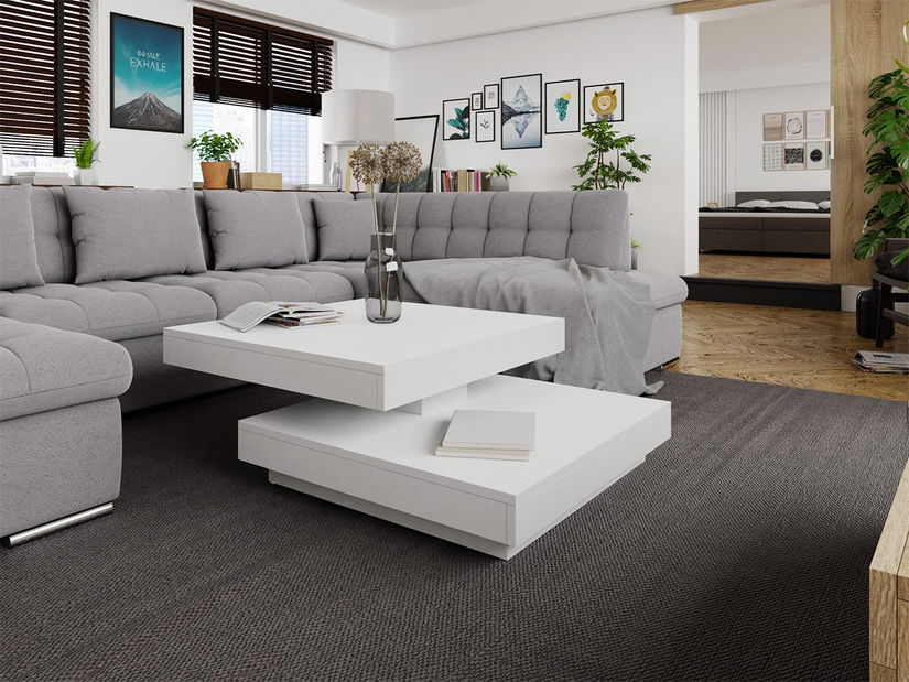 Konferenční stolek Daphir (bílý) *bazar