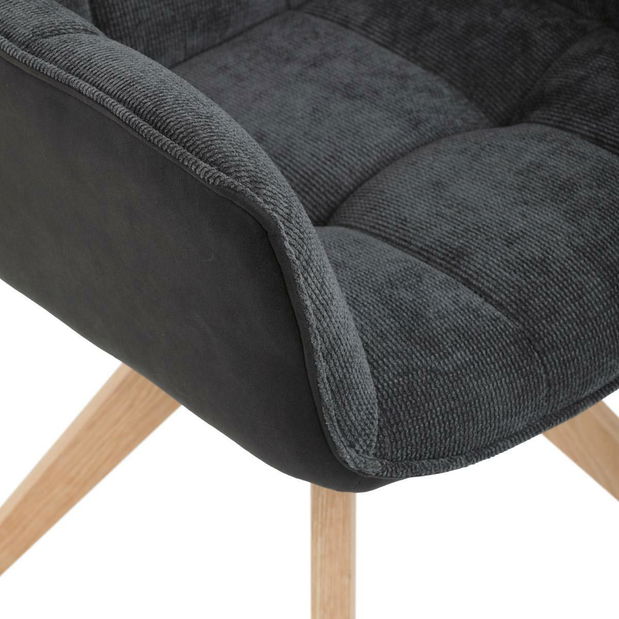 Jídelní židle Hicimos (šedá)