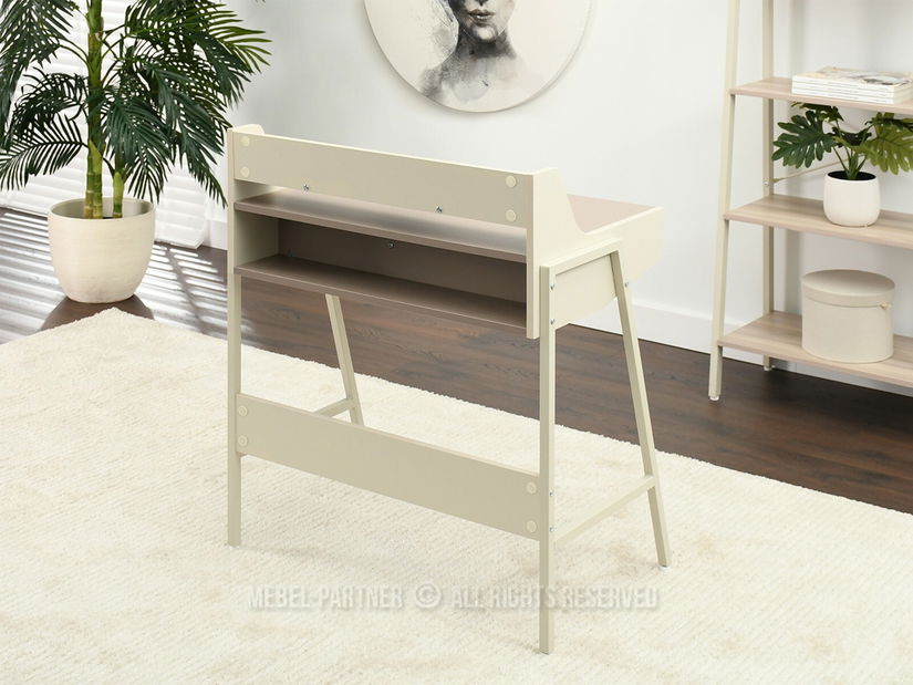 PC stolek Borge (béžová + krémová)