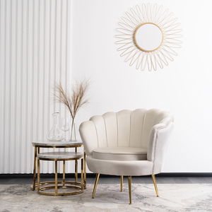  Křeslo Acuerdo (krémová)