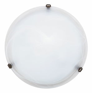 Stropní svítidlo Alabastro 3303 (rýžové kamenné sklo + bronzové úchytky)