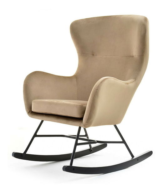 Křeslo Nesí (béžová + černá)