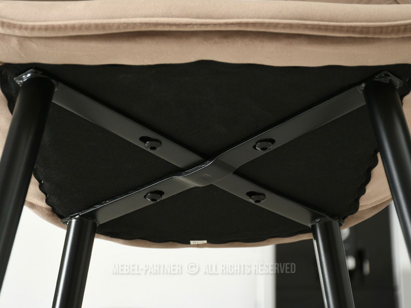 Židle Lars (béžová + černá)