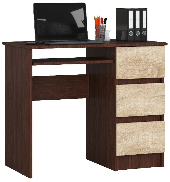 PC stolek Benicio (wenge + dub sonoma) (P)