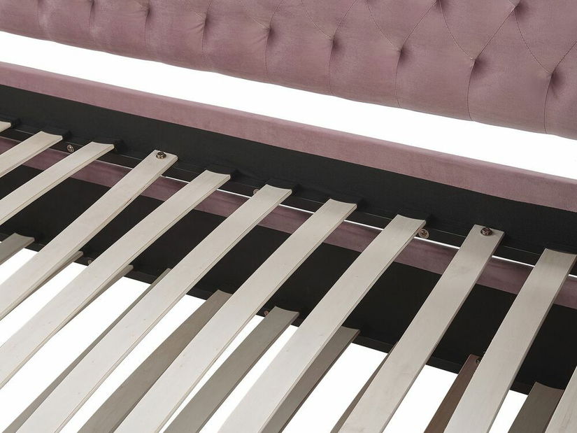 Rozkládací postel 90x200 cm Maisha (růžová)