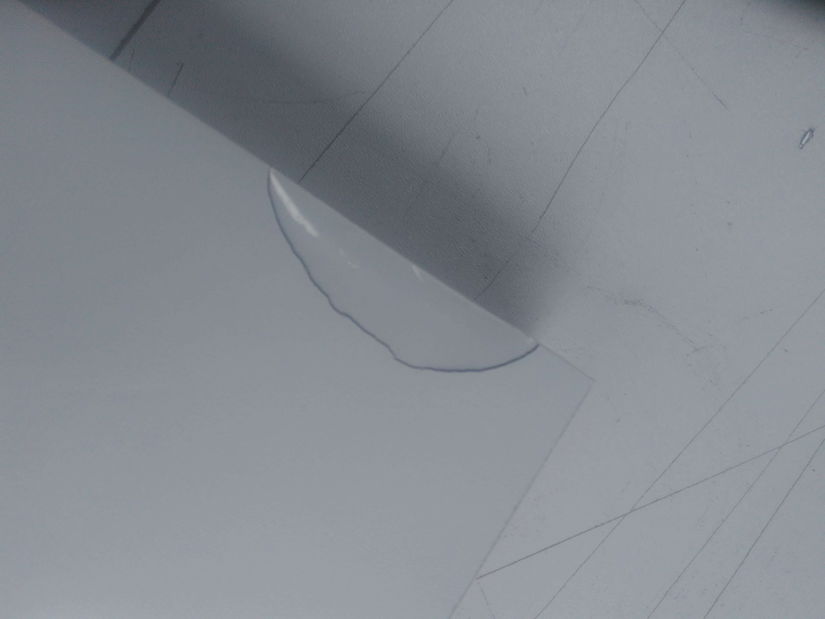 Nástěnná police Paraiso (bílá matná) *bazar