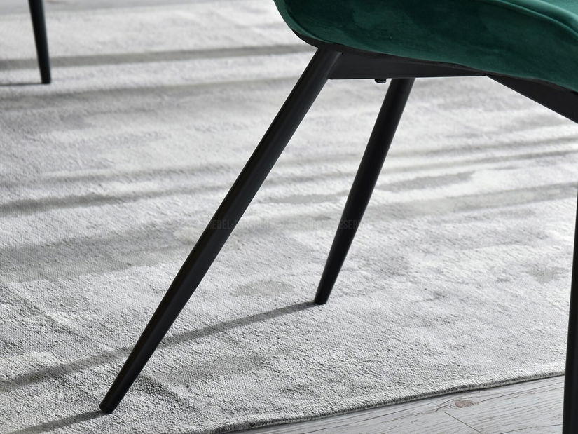 Židle Aron (zelená + měděná)