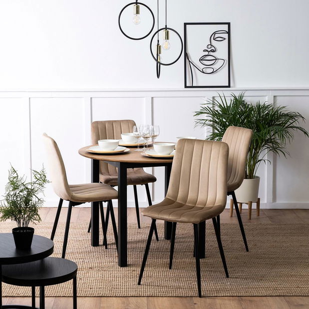 Jídelní stůl Tienden (dub craft zlatý) (pro 4 osoby)