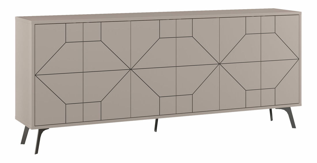 Skříňka Duben 2 (Světlá mokka)