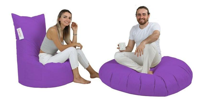 Sedací pytel Beemin (fialová)