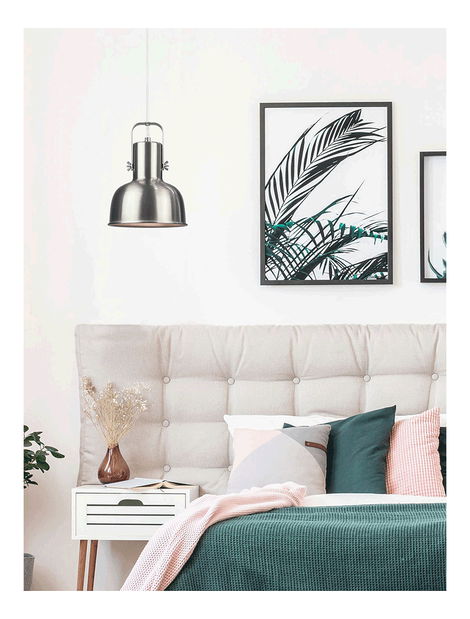 Závěsná lampa Avril 3 (matný nikl)