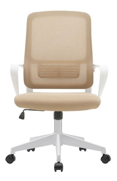 Kancelářské křeslo Salomi 1 (béžová + bílá)