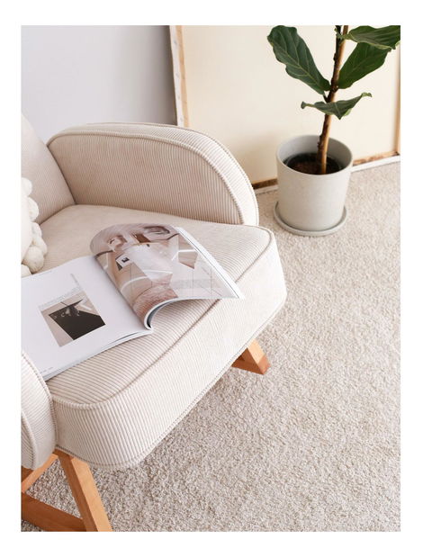 Houpací křeslo Yorgen (bílá)