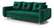 Pohovka třísedačka Maugli (tmavě zelená)