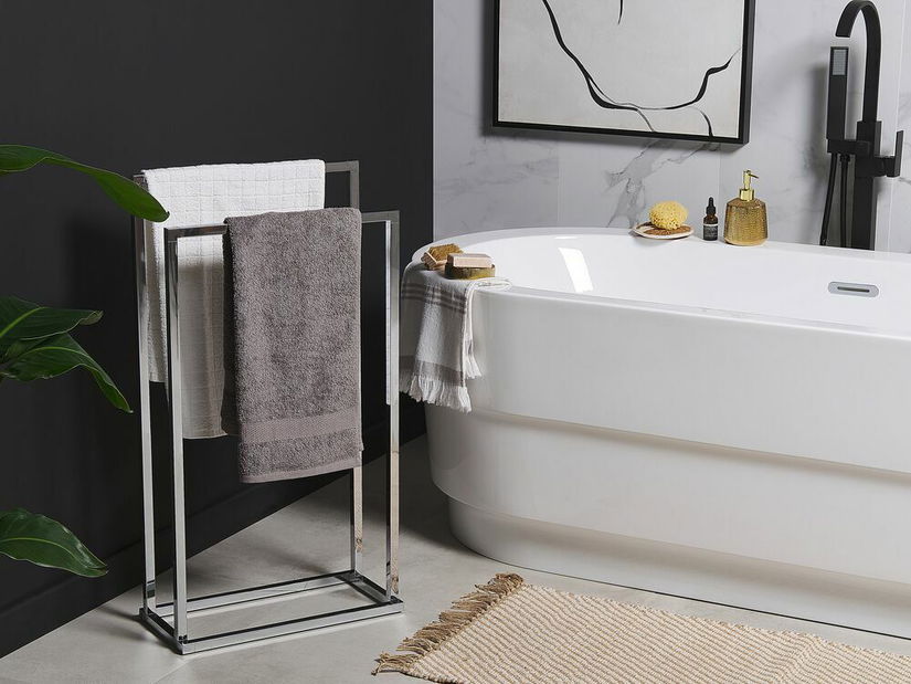 Stojan na ručník Reda (stříbrná)
