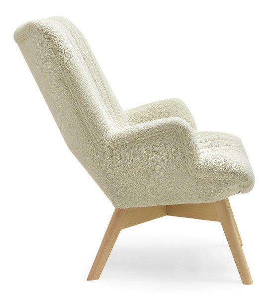 Designové křeslo Limoncelo (krémová)
