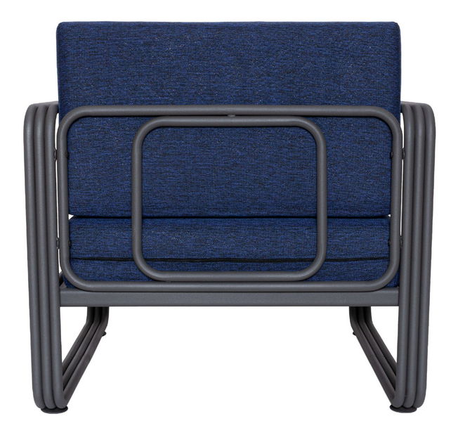 Zahradní 1 -místná pohovka Darky (tmavě modrá)