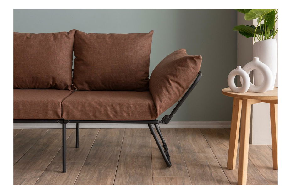 Pohovka dvousedačka Verve 2 (světlohnědá)