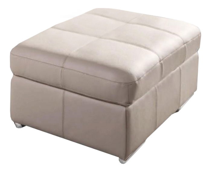 Kožená taburetka Valmys