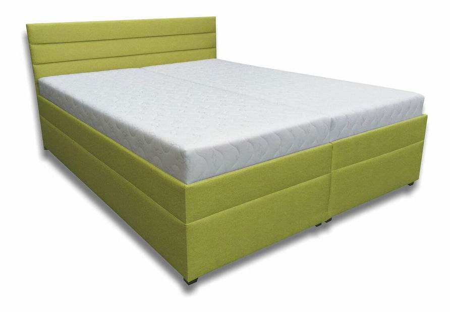 Manželská postel 180 cm Zulma (hnědá) (s roštem, pružinovou matrací a úl. prostorem)