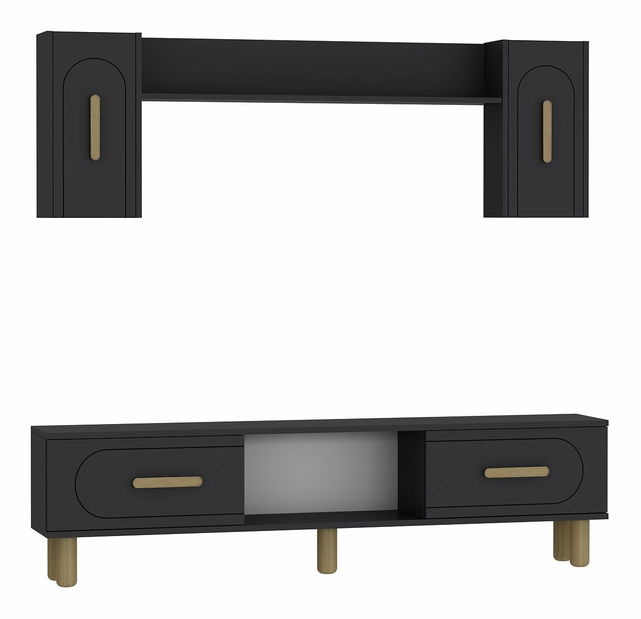 Obývací stěna Orino (antracit)