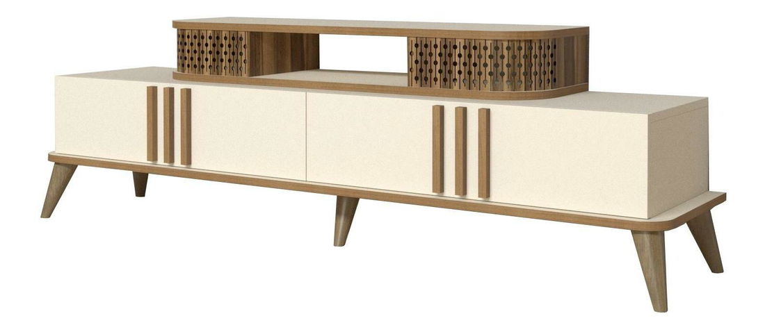 TV stolek/skříňka Lamele 2 (krémová)