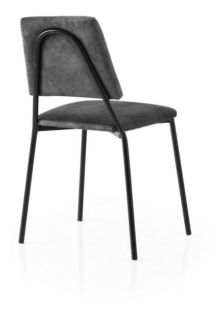 Set 2 ks. jídelních židlí Limeta (černá + antracit)