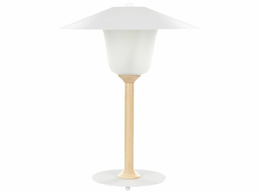 Stolná lampa Beliani- Mopza (svetlé drevo)