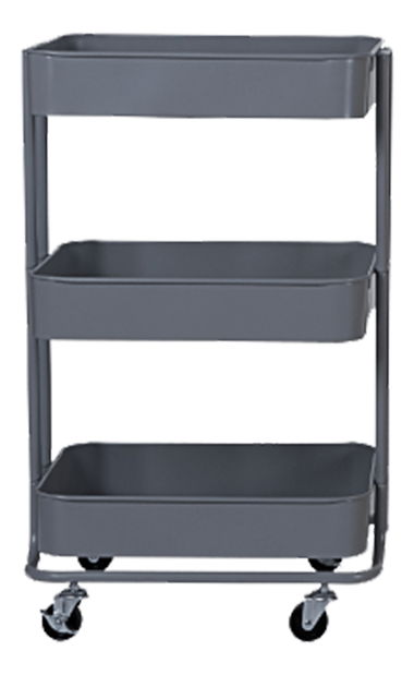 Servírovací vozík Ruelin (tmavě šedá)