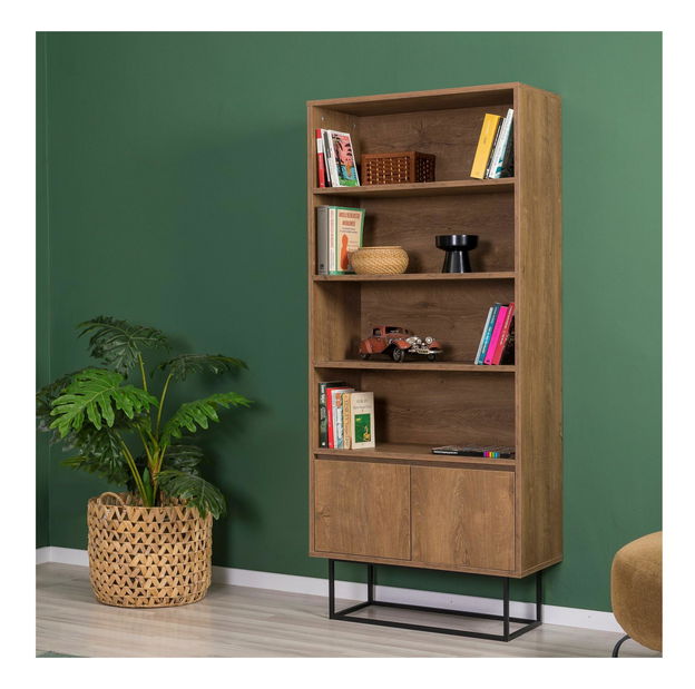 Sada nábytku do obývacího pokoje Laxi 11 (ořech + černá)