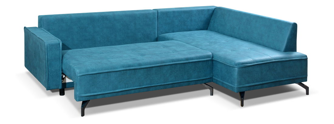Rohová sedací souprava Tanore (světle modrá) (P)