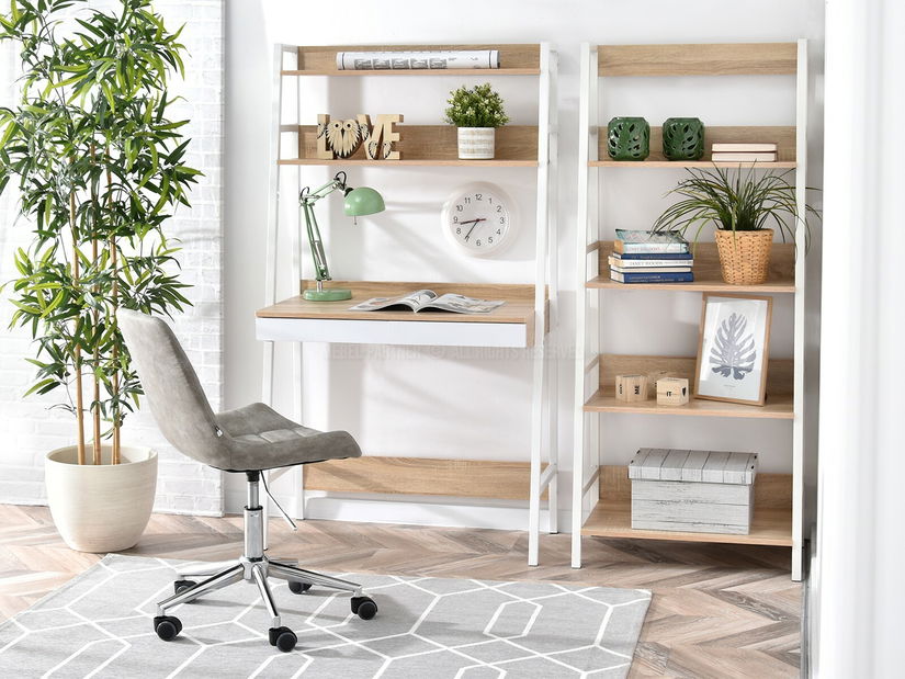 PC stolek Boge B (dub + bílá)