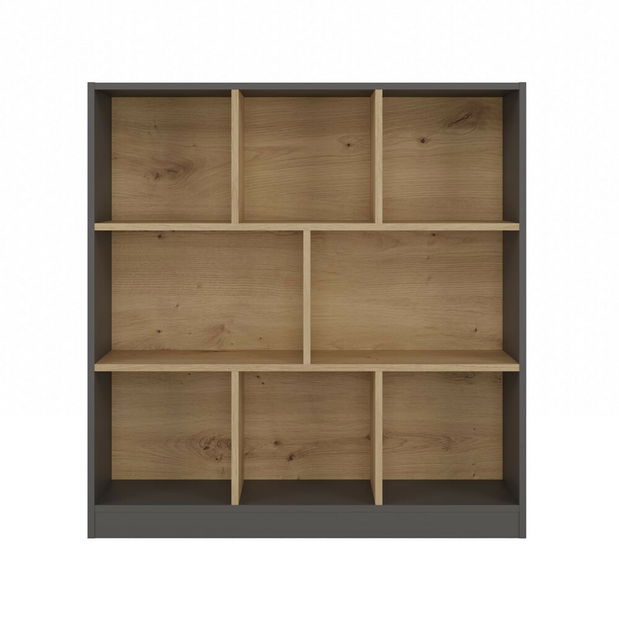 Regál Fragil 2 (antracit + dub artisan)