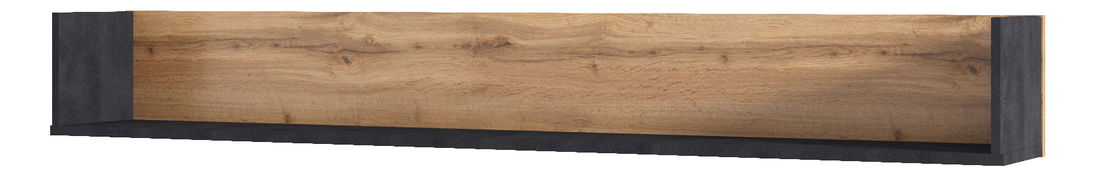 Polička 160 cm Nella (dub wotan + matera)