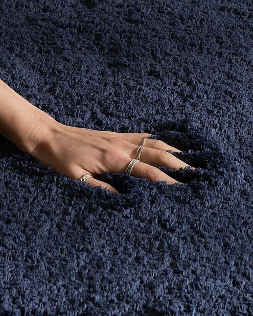 Koberec 200x200 cm Emeralda (tmavě modrá)