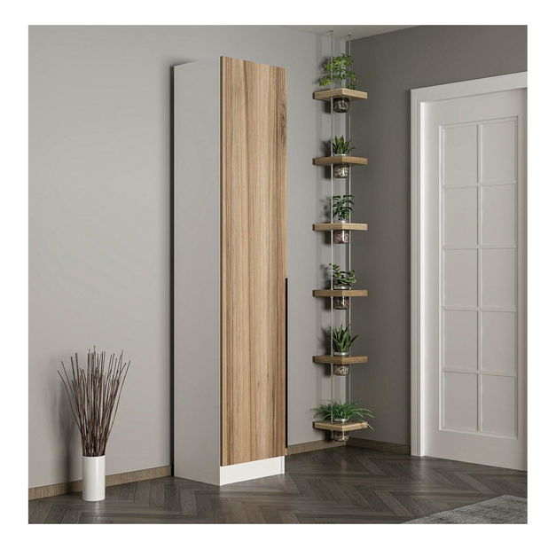 Policová skříň Nemake 41 (ořech)