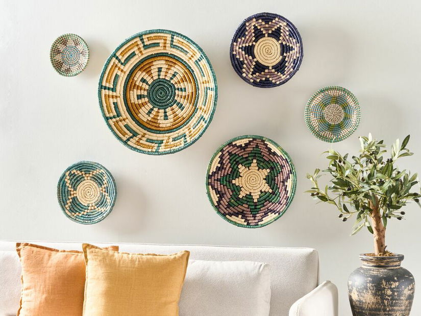 Set 6 ks nástěnných dekorací Namza (vícebarevná)