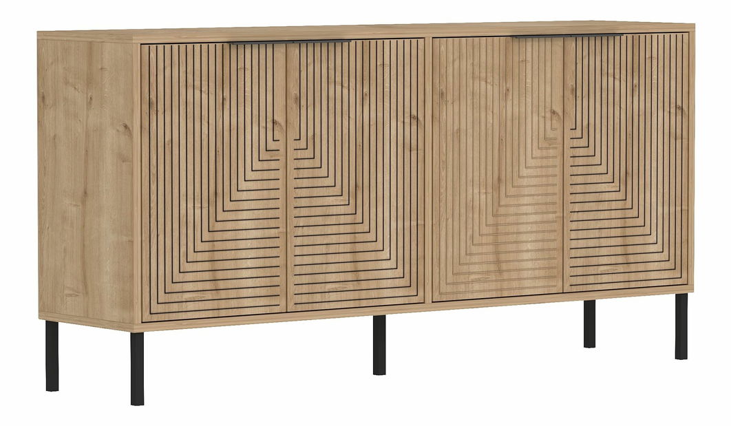 Komoda Lurky (dub safírový)