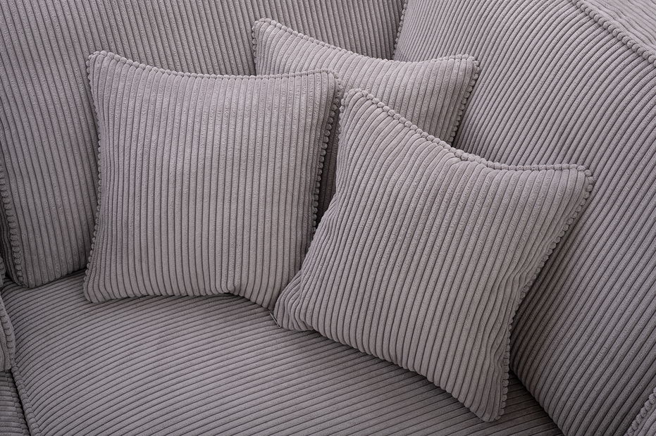 Rohová sedací souprava U Cabrio (šedá) (P)