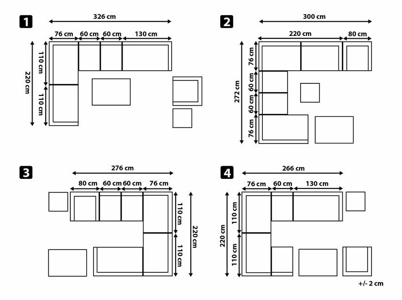 Sedací souprava Xxl (bílá)