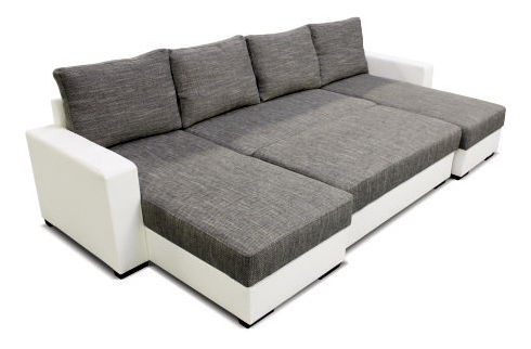 Rohová sedací souprava U Samanta L+2+L+T (L) (s taburetem)