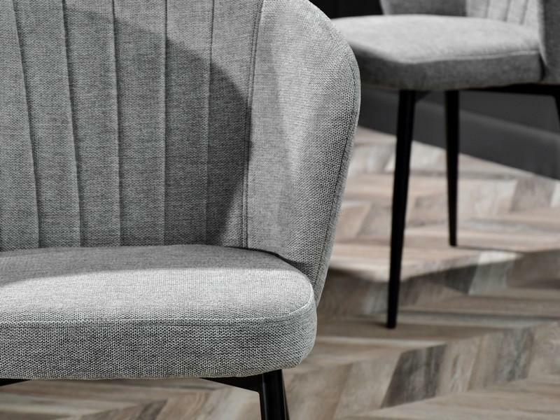 Židle Zane (šedá + černá)