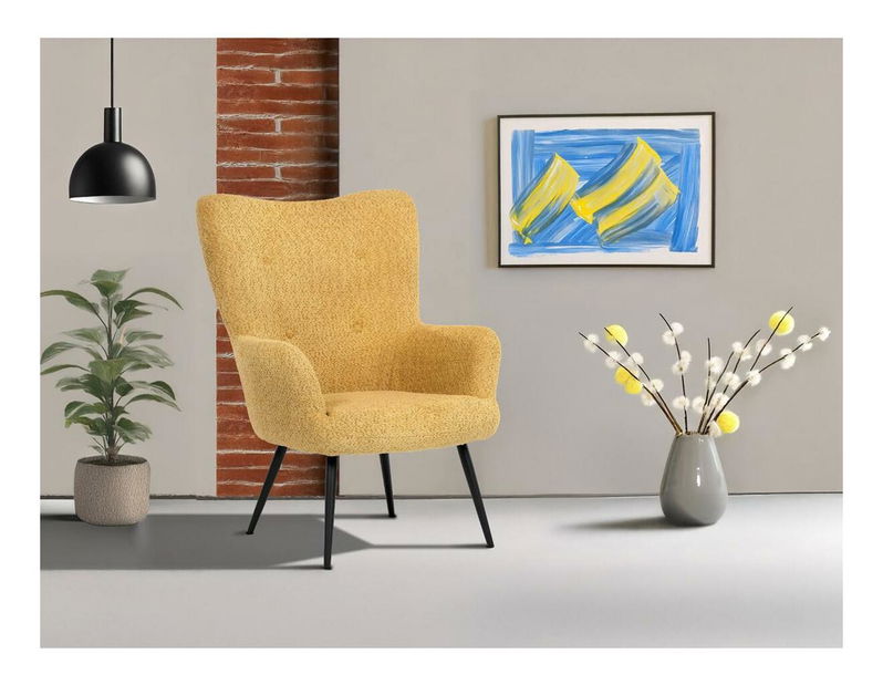 Křeslo Absoluto (žlutá)