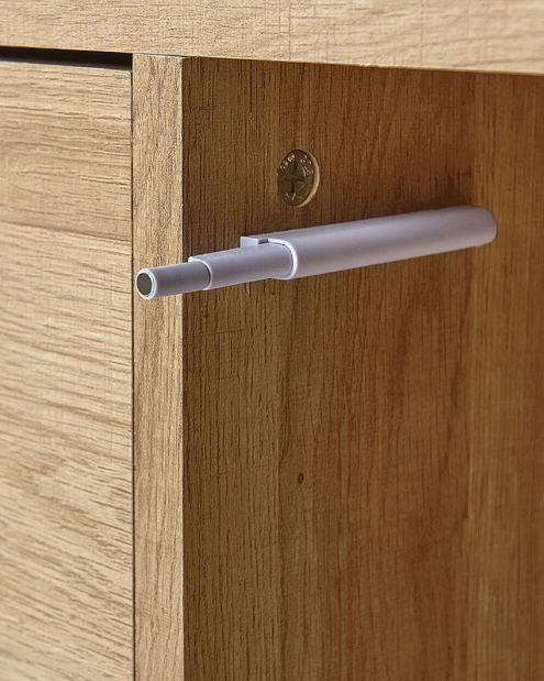 Regál Moiza (světlé dřevo)