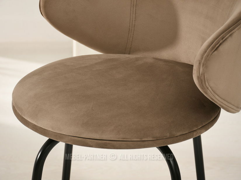 Židle Jared (béžová + chromová)