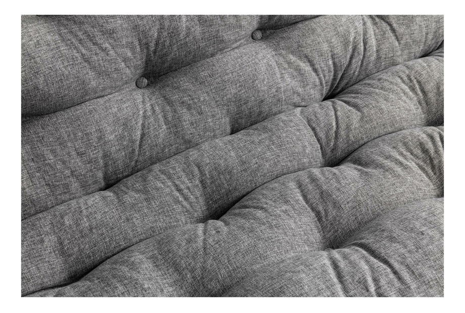 Rozkládací pohovka Sakotta (světle šedá + dřevo)