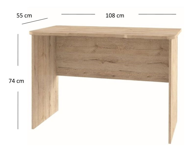 Psací stůl ORIT (dub san remo)