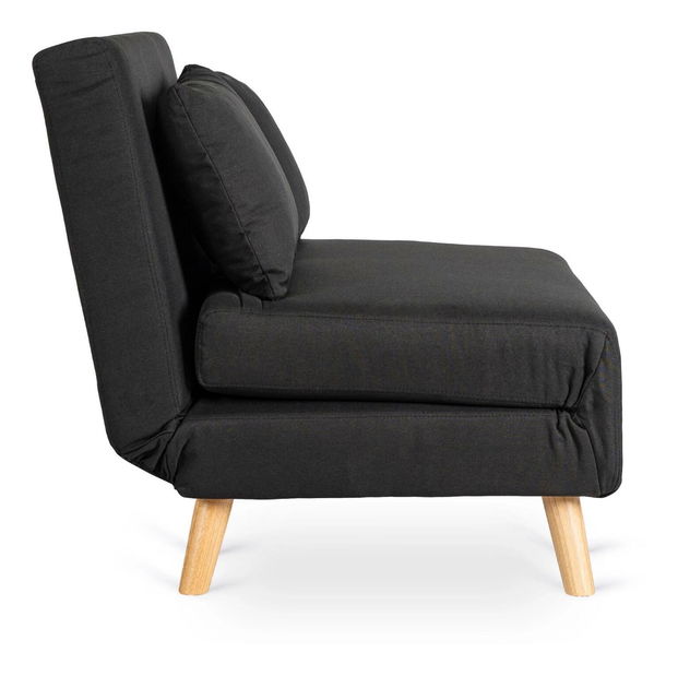 Rozkládací křeslo Motecacleta 2 (černá)