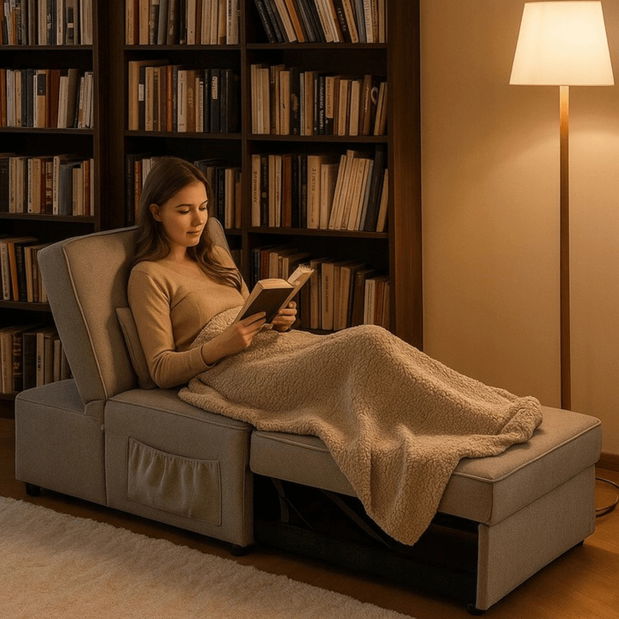 Rozkládací křeslo Ibero 80 (šedá)