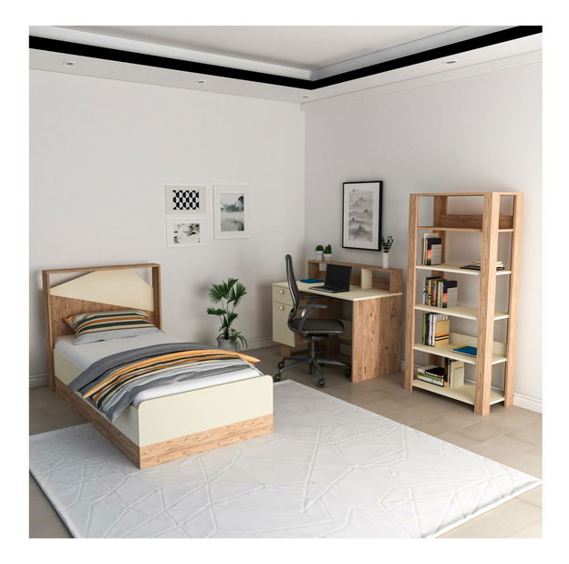  Studentský pokoj Mekali 6 (borovice atlantická + béžová)